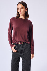 LONGSLEEVE BERRY BURGUNDY