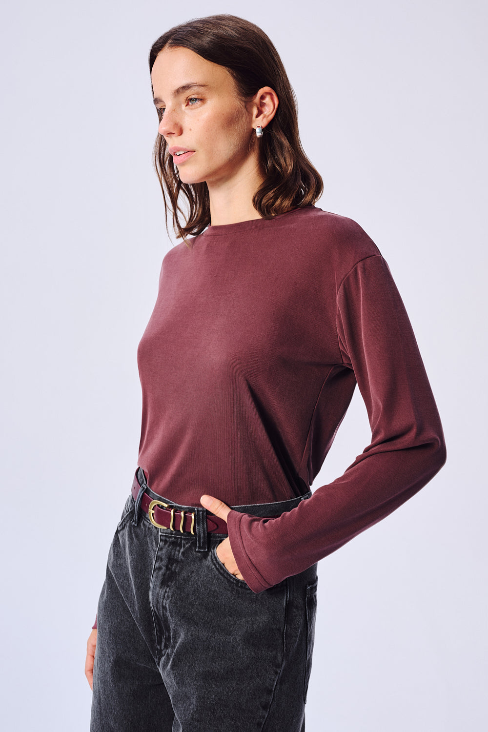 LONGSLEEVE BERRY BURGUNDY