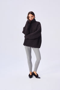 LEGGINGS TRÄUFELN GRAU