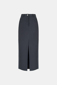 JUPE LONGUE MAIA GRAPHITE