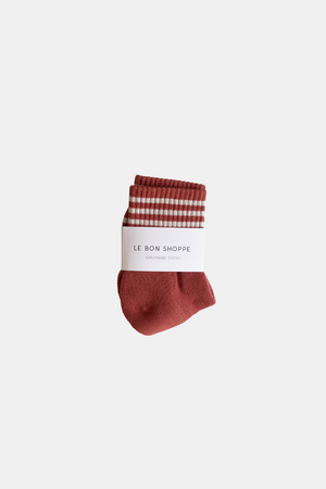 LE BON SHOPPE SOCKS GIRLFRIEND TERRACOTTA