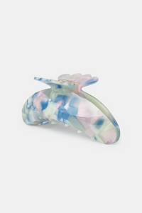 BARDZO DUŻA KLAMRA DO WŁOSÓW HELLE MARBLE SUI AVA NIEBIESKA