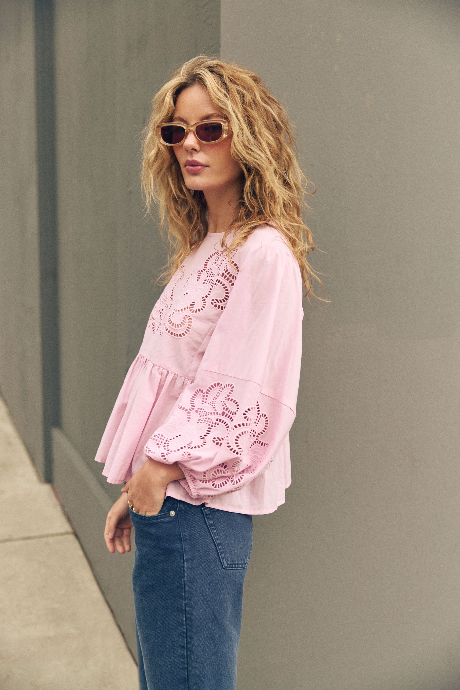 CHEMISE CELESTE ROSE