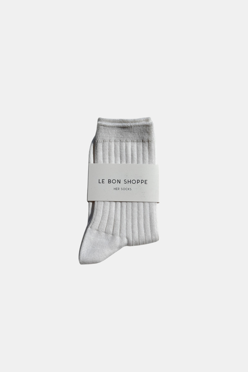 LE BON SHOPPE SOCKS HER MC CLASSIC WHITE