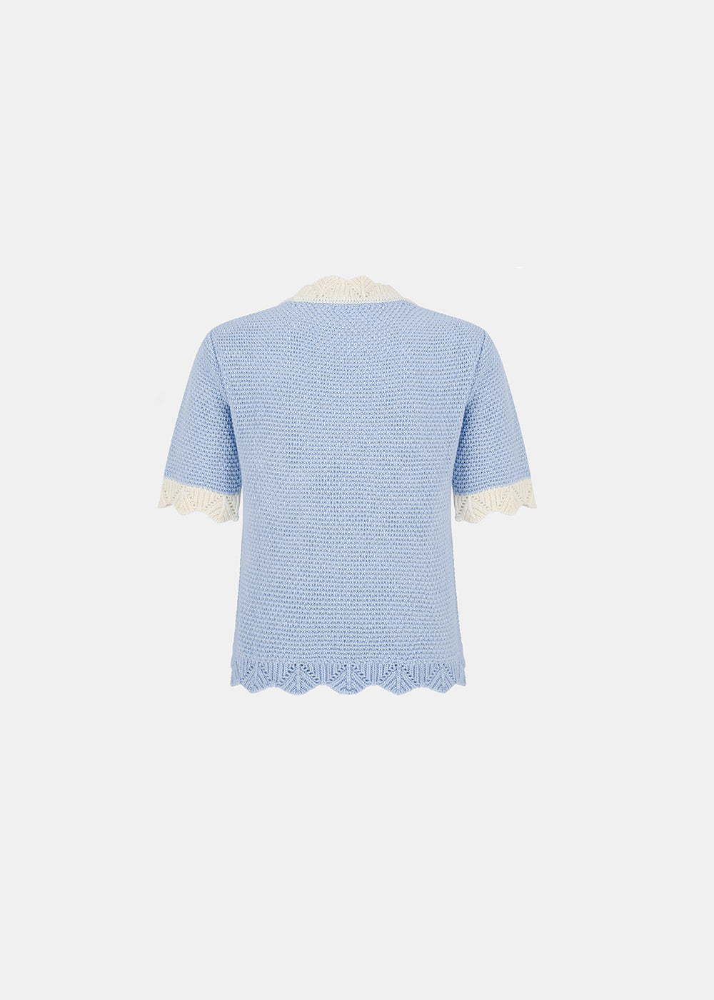 MILKY KNITTED TOP BLUE