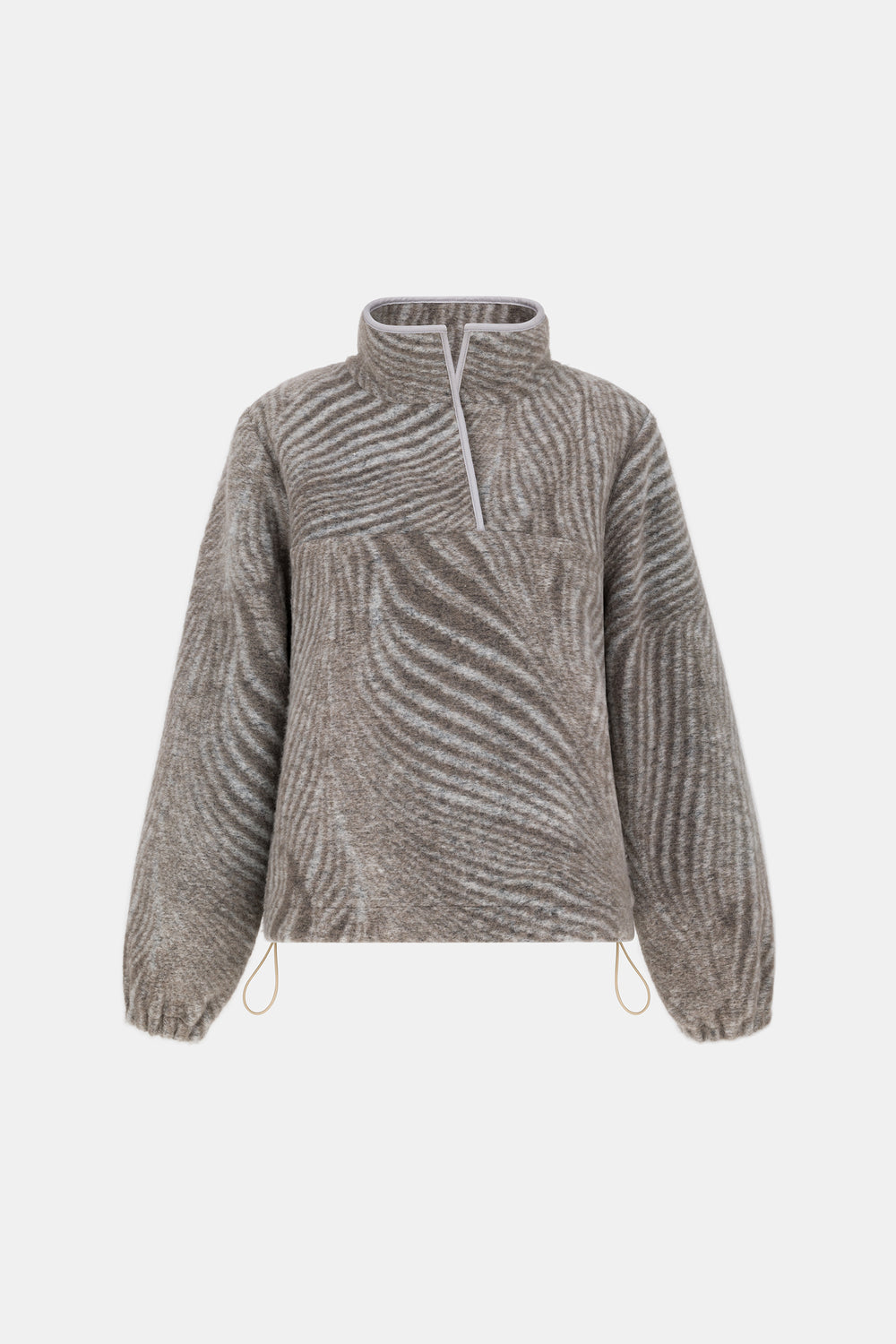 BLUZA WEŁNIANA PIU GREY