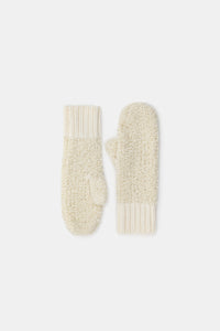 GANTS EN LAINE BUBBLE ÉCRU