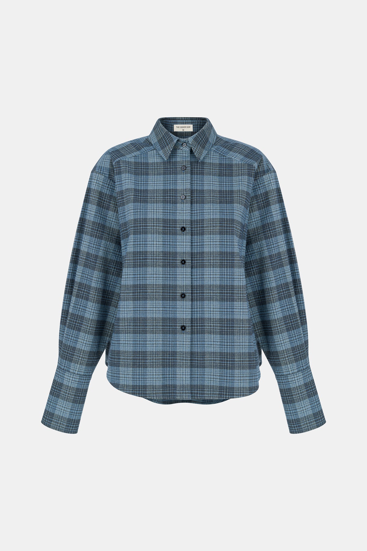 CHEMISE EN FLANELLE À CARREAUX RANCH BLEUE
