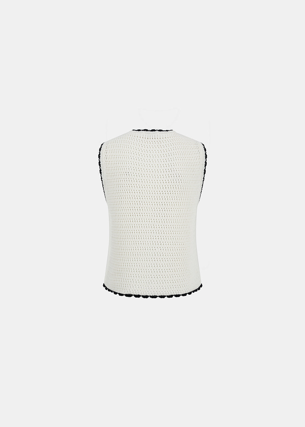 CAMEO KNITTED TOP ECRU