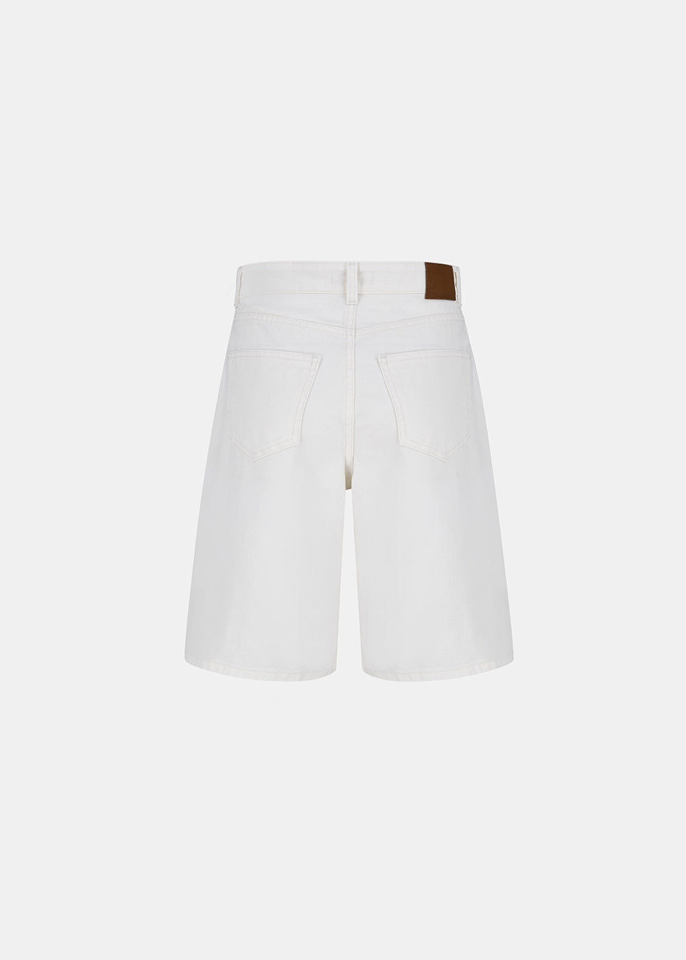 JUST WIDE JEANS SHORTS WEISS