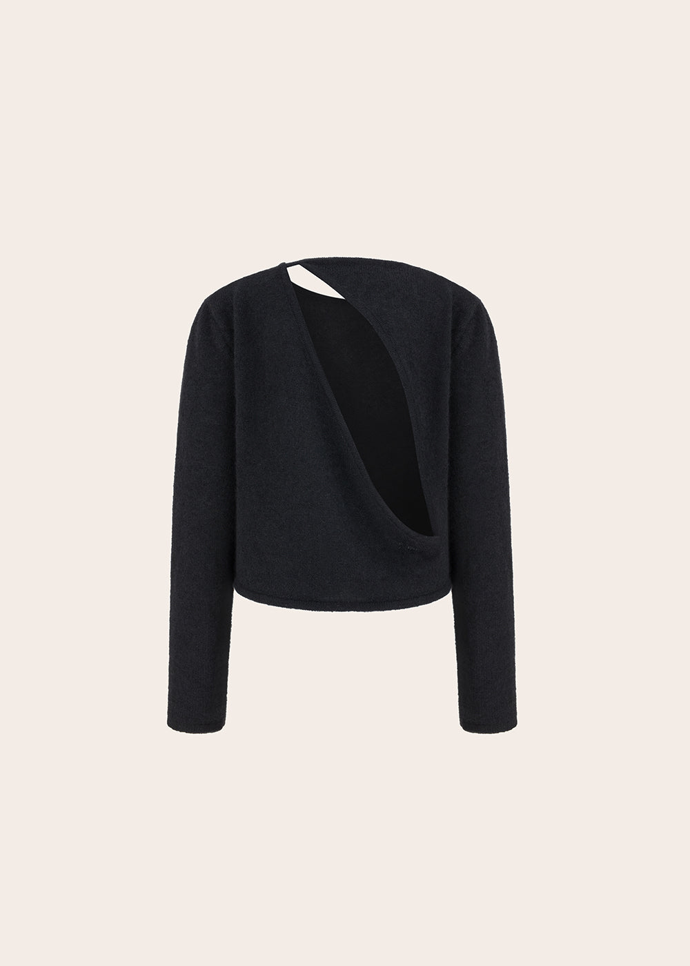 SWETER WEŁNIANY MOON BLACK