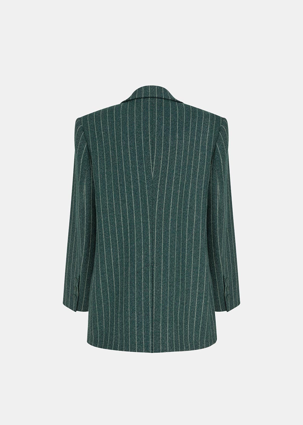 WAY WOOLEN JACKET STRIPES GREEN