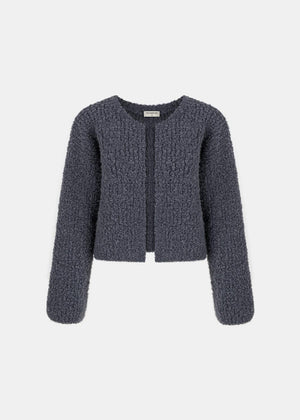 NEUTRA WOOLEN CARDIGAN GRAPHITE