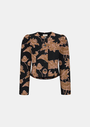 MONTANA JACQUARD JACKET BLACK