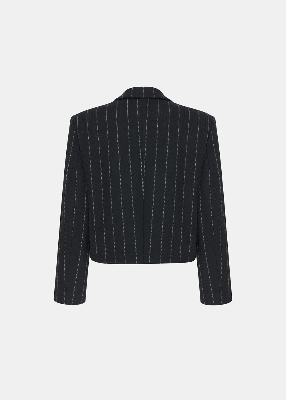 ELLIS WOOLEN JACKET STRIPES BLACK