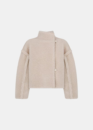 TEO WOOLEN JACKET BEIGE