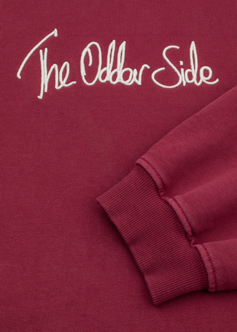 FREEZE WASHED SWEATSHIRT BURGUNDY