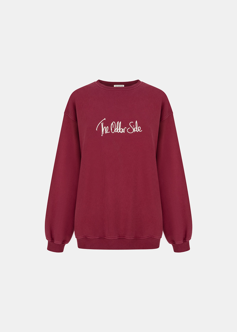 FREEZE WASHED SWEATSHIRT BURGUNDY