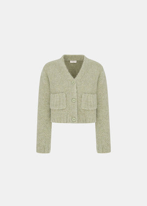 GETTY WOOLEN CARDIGAN GREEN