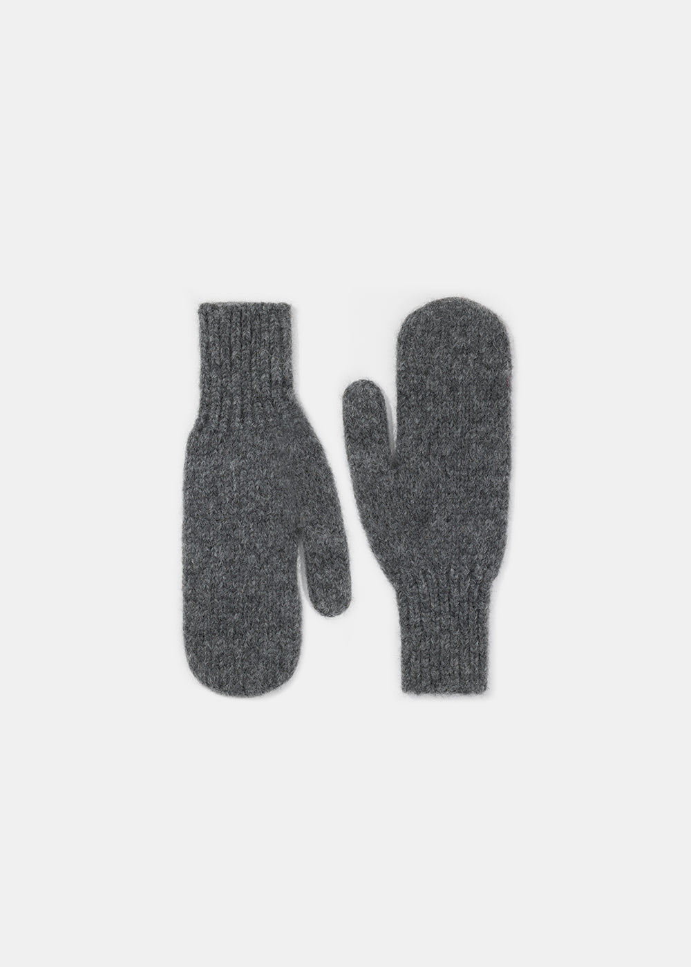 SNUG WOOLEN MITTENS GRAPHITE