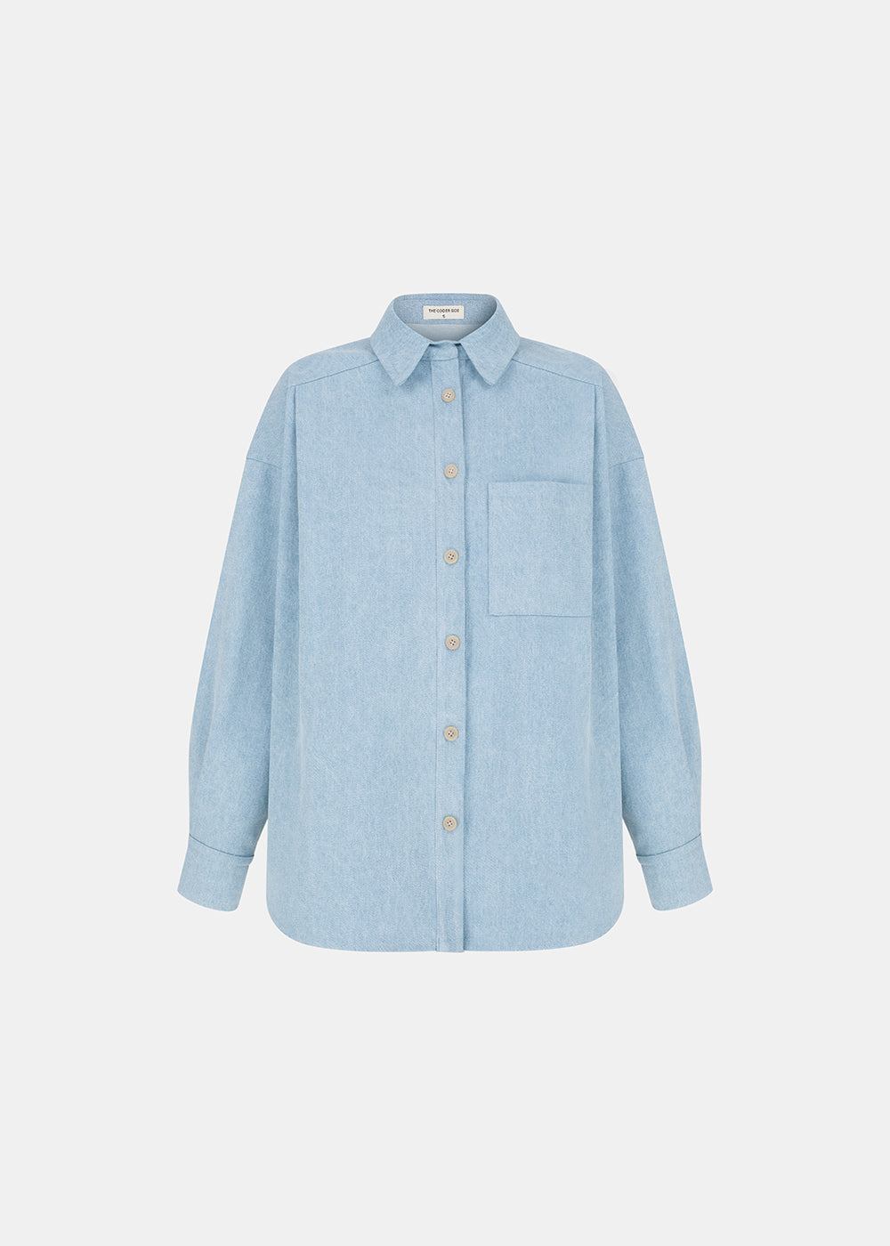 HOLLY OVERSIZED DENIM SHIRT LIGHT BLUE