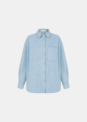 KOSZULA JEANSOWA OVERSIZE HOLLY