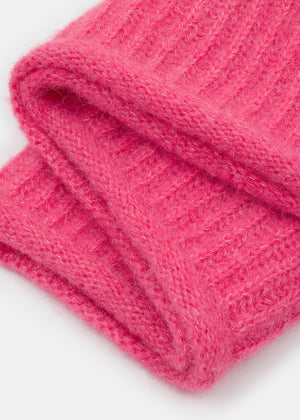 KOI BRUSHED WOOL BANDANA PINK