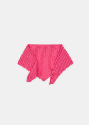 KOI BRUSHED WOOL BANDANA PINK