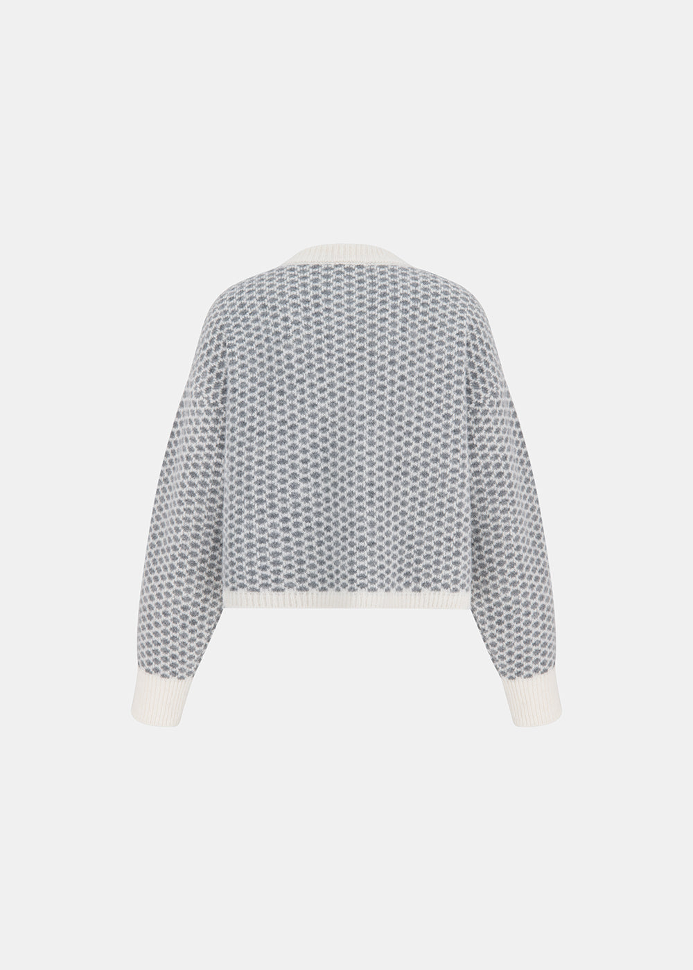 TASTE WOOLEN CARDIGAN GREY