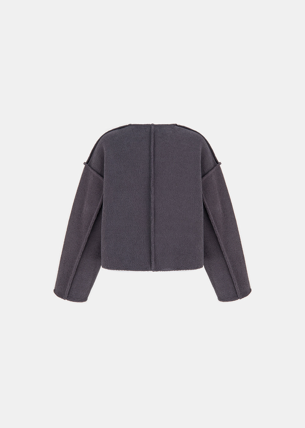 PAU COTTON CARDIGAN GRAPHITE