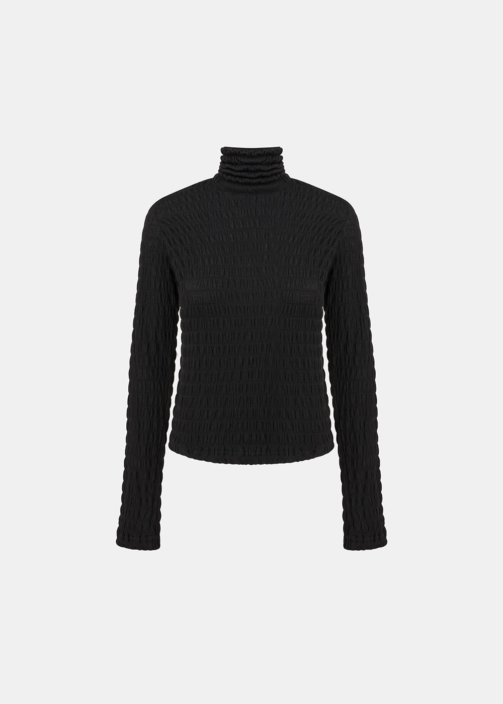 LONGSLEEVE WAFFLE BLACK