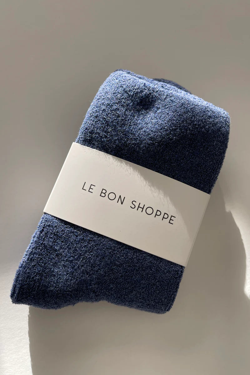 LE BON SHOPPE CLOUD BIJOU BLUE SOCKS