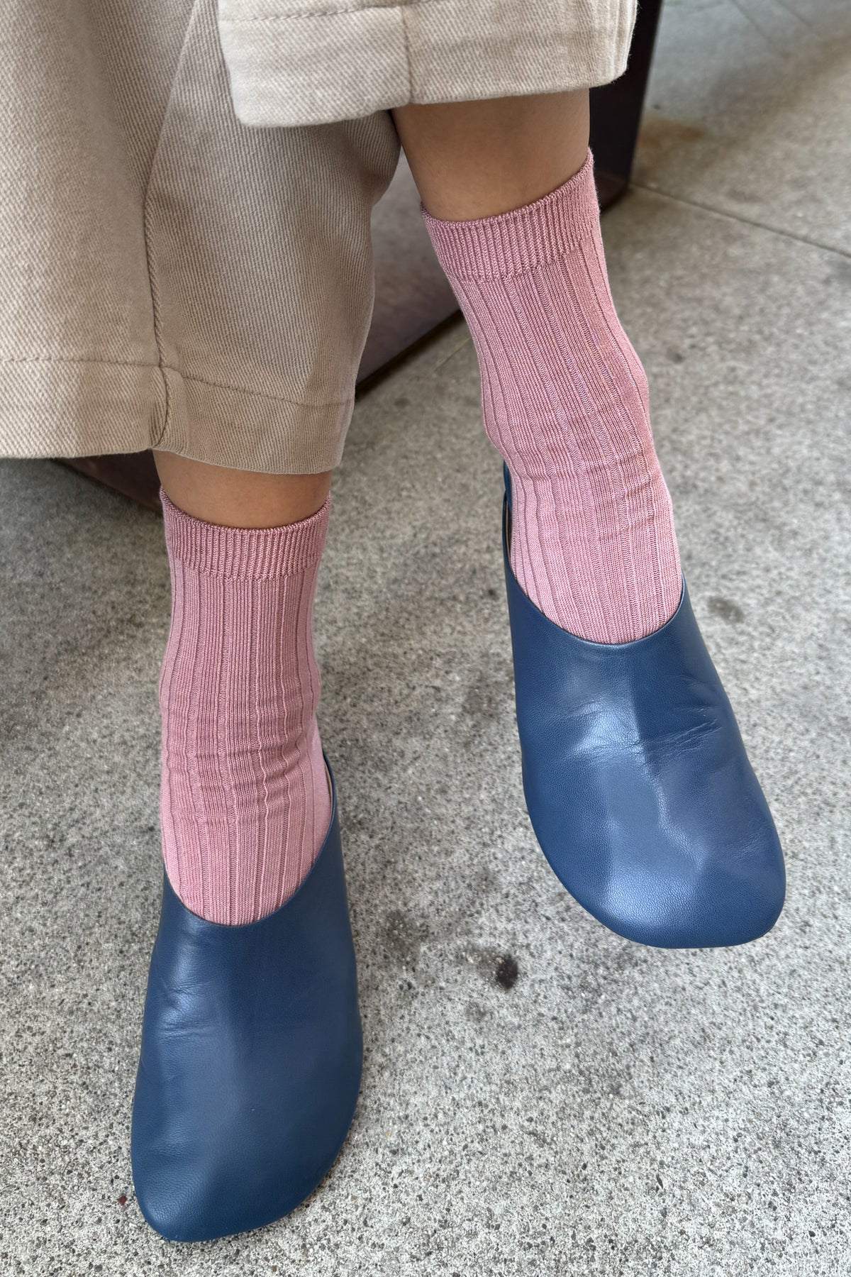 LE BON SHOPPE HER MC DESERT ROSE SOCKS