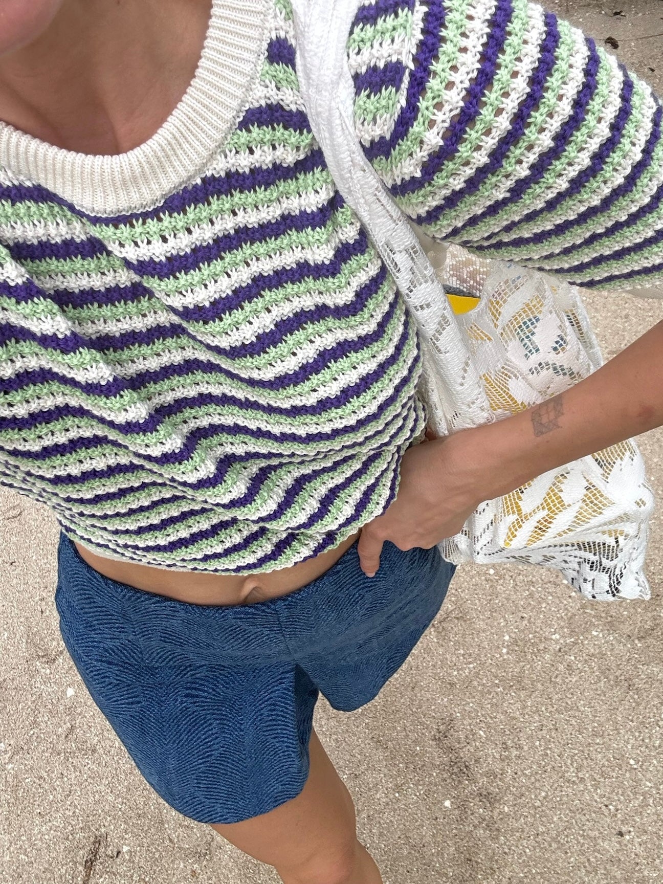 ピ* \"OPPOSITE STRIPE PULLOVER SHIRT Striped shirts, trousers and dresses from Saint Tropez 2026