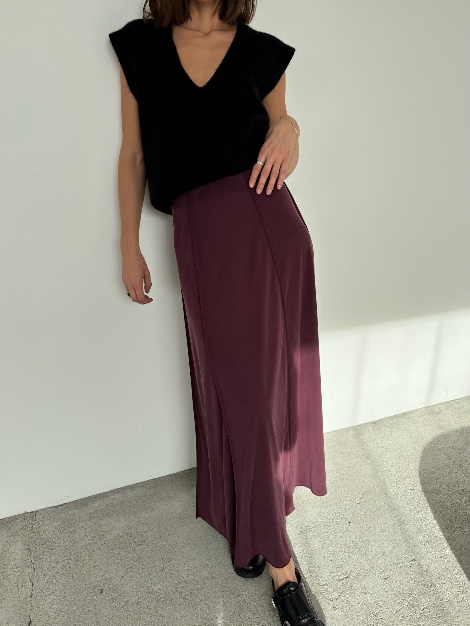MILD SKIRT BURGUNDY