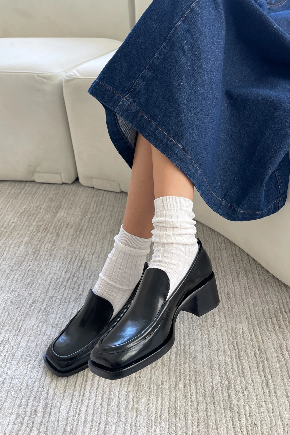 Le Bon Shoppe Socks ihr MC Classic White