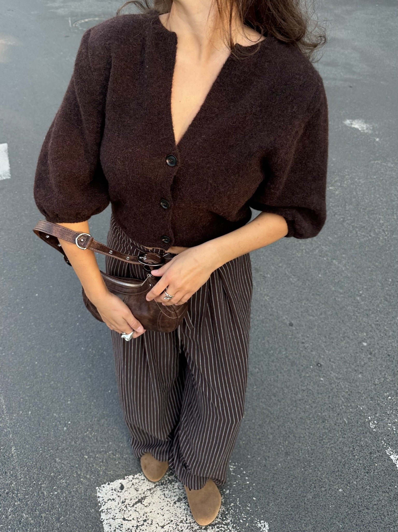SPODNIE FLOW BROWN