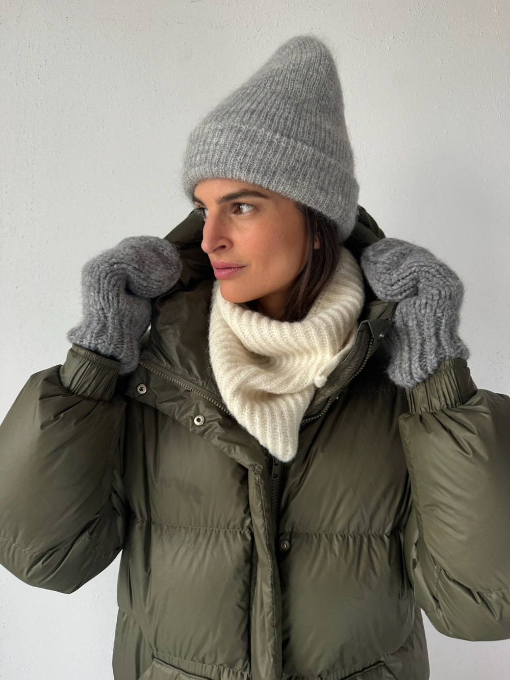 PIXIE WOOLEN HAT GREY