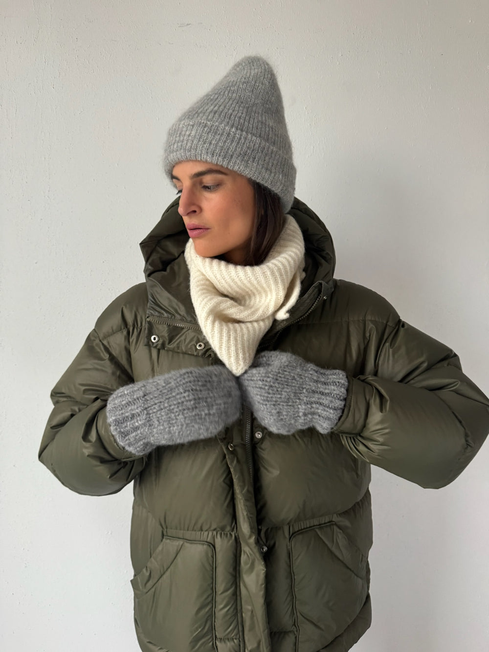 PIXIE WOOLEN HAT GREY