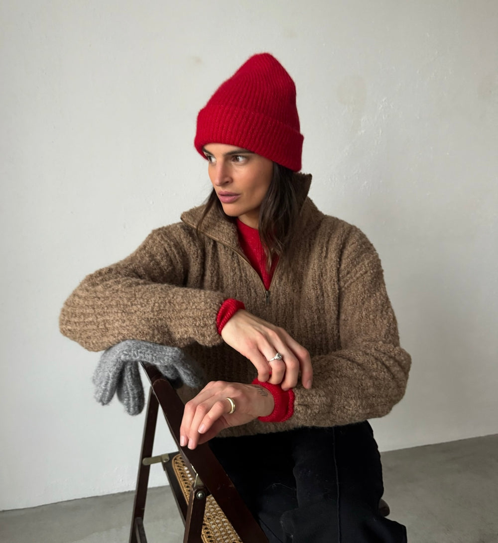 PIXIE WOOLEN HAT RED