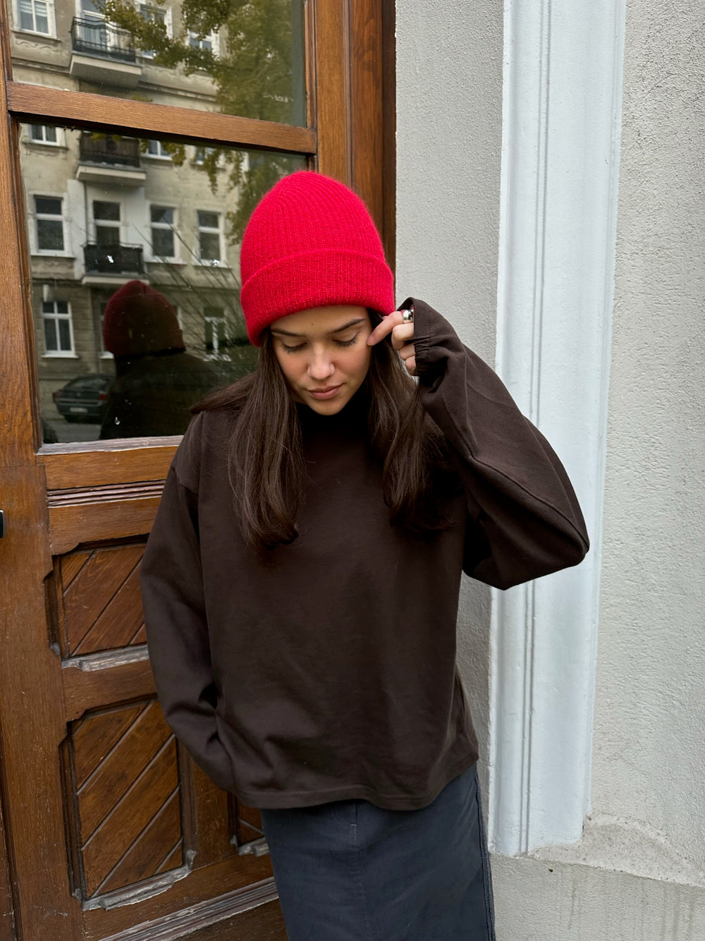 PIXIE WOOLEN HAT RED