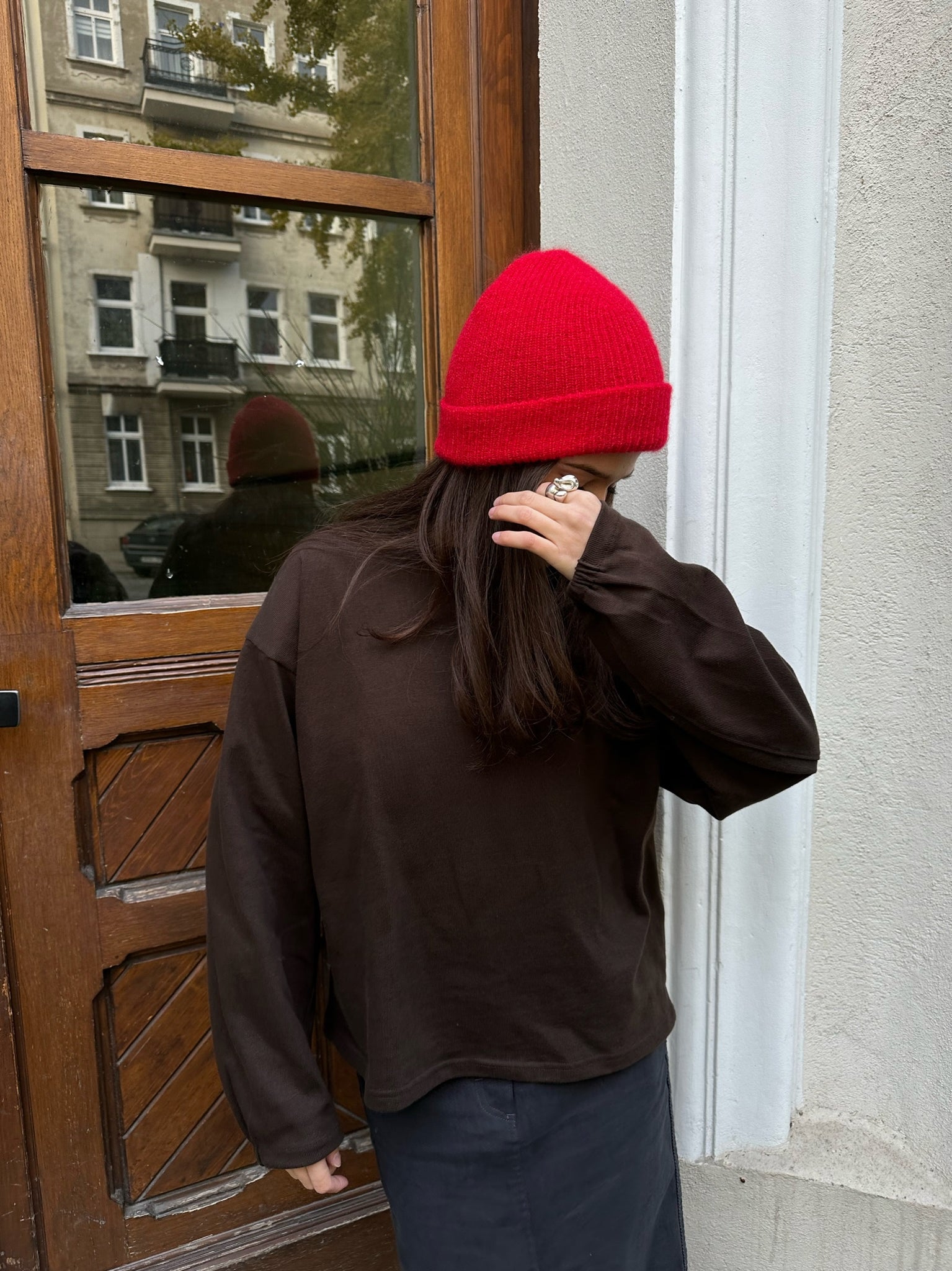 CZAPKA WEŁNIANA PIXIE RED