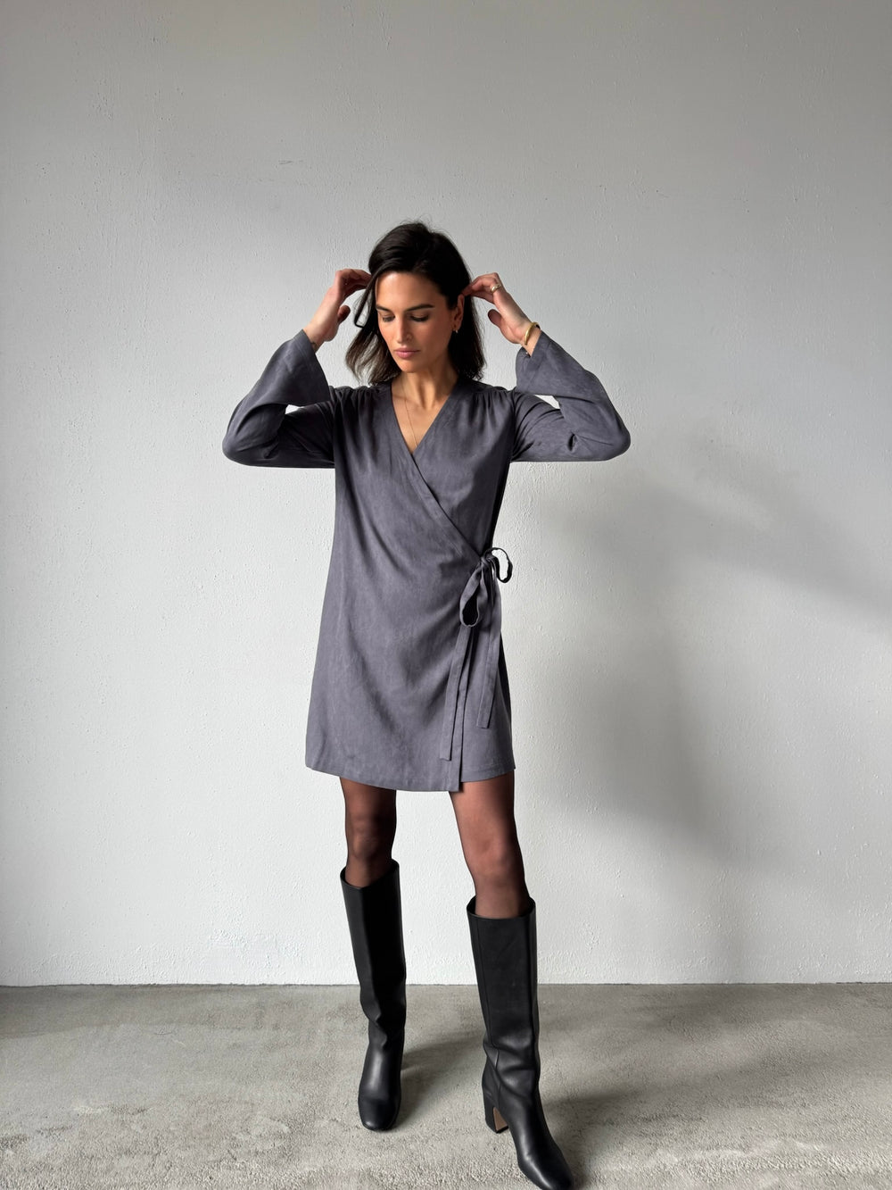 SIRENA DRESS GRAPHITE