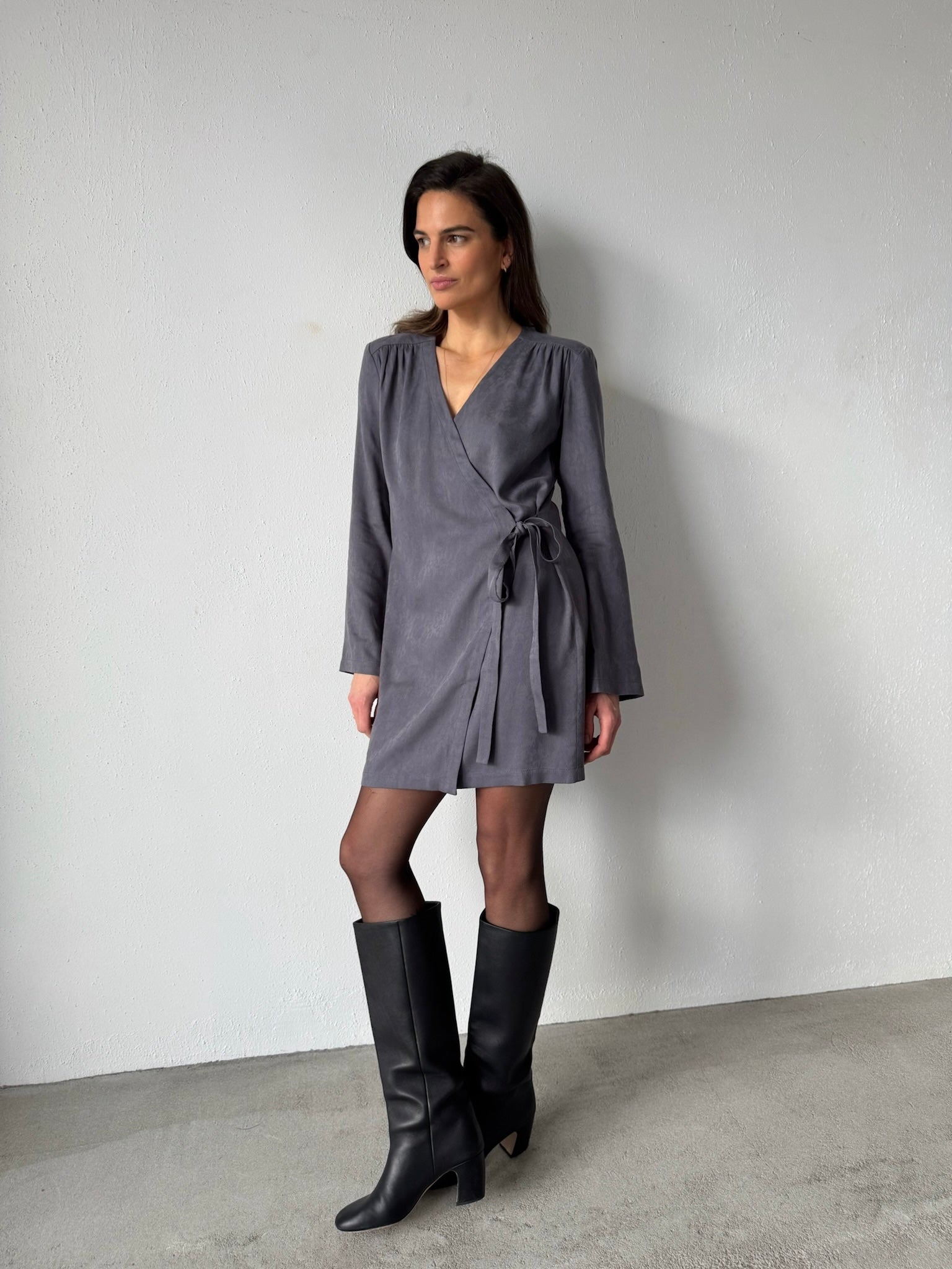 SIRENA DRESS GRAPHITE