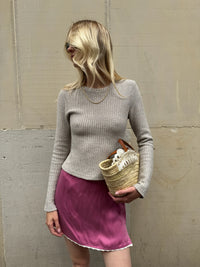 MOONLIT SKIRT PINK