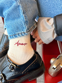 CHAUSSETTES EN LAINE AMOUR