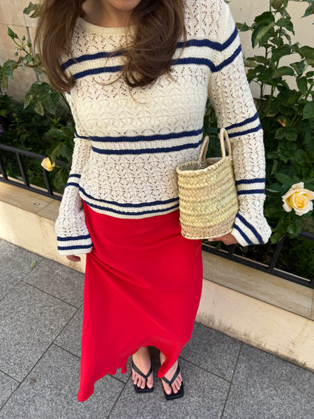 RAPTURE MAXI SKIRT RED
