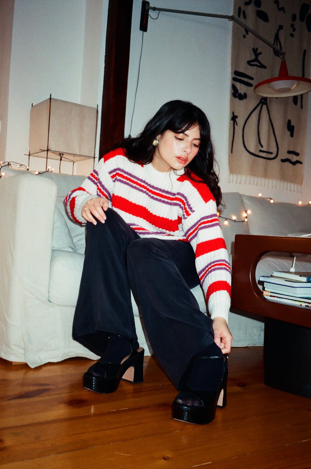 PULL EN LAINE ONCE RAYÉ