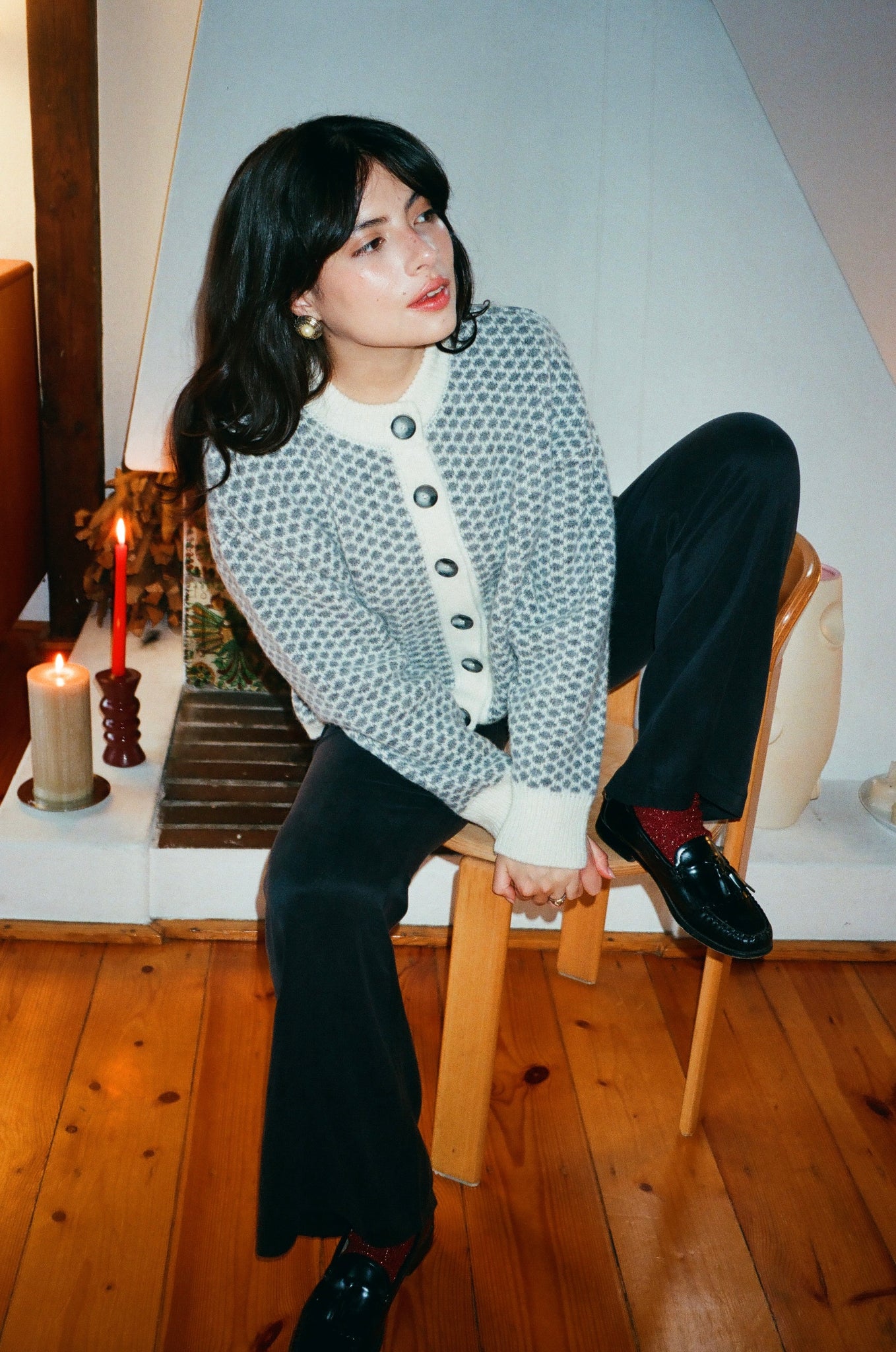 CARDIGAN EN LAINE TASTE GRIS