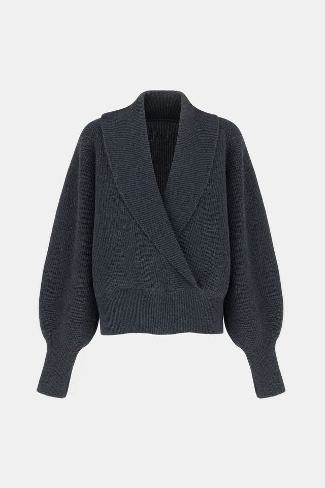 OPALINE GRAPHITE WOOL SWEATER